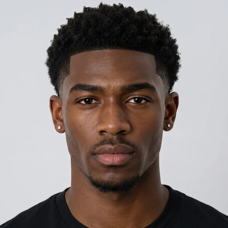 Hair reference with a close fade and short textured top.